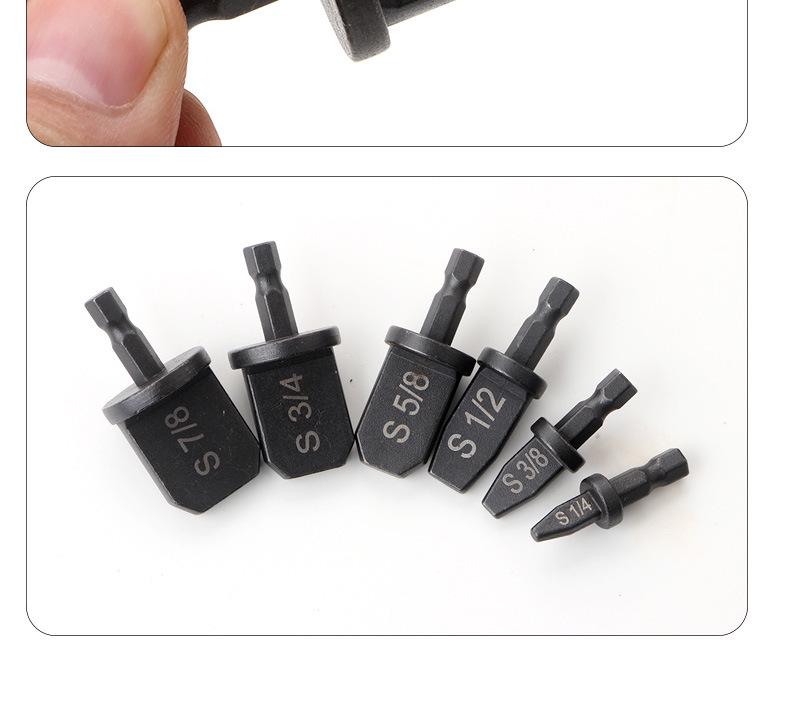 6-teiliges Kupferrohr-Aufweitungsset mit Dreieckgriff für Klimaanlagen