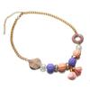 JMXD-Pumpkin Bead Necklace Women, Flower Pendant Accessories, New Accessories, Fashion Accessories