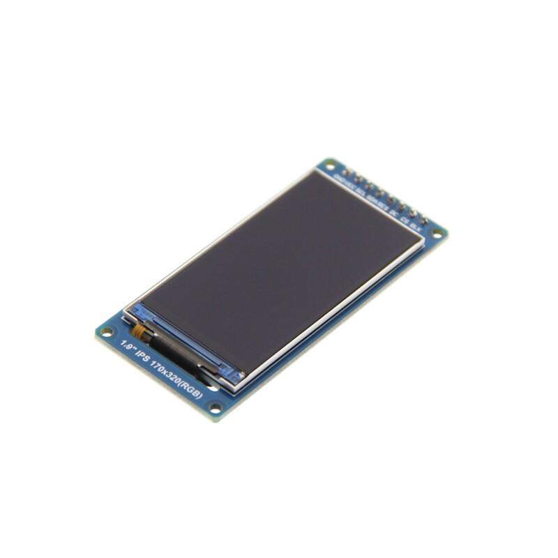 1.9-inch IPS TFT Display Module, SPI Serial, 170x320 HD Color Screen