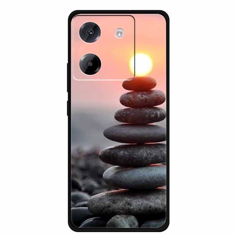For Xiaomi Poco M7 Pro 5G Case Cartoon Painting Style Soft Silicone TPU Back Cover Cases for Poco M7 Pro 5G Shockproof Cover New