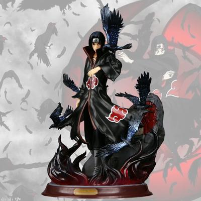 Figurka Zabawka Żywe Ozdobne Urocza Anime Naruto Uchiha Itachi I Crow PCV Figurka do Biura