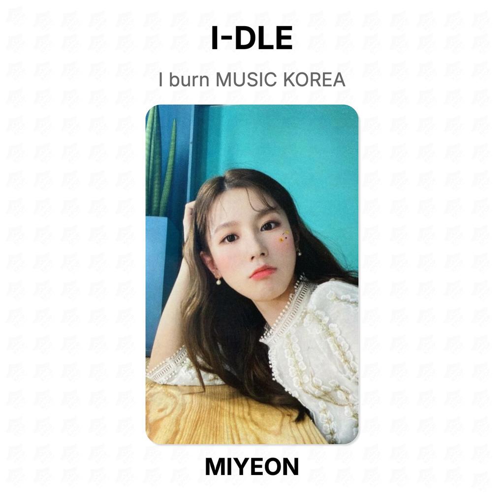 I-DLE I burn KOREA Oficial Fotocarta