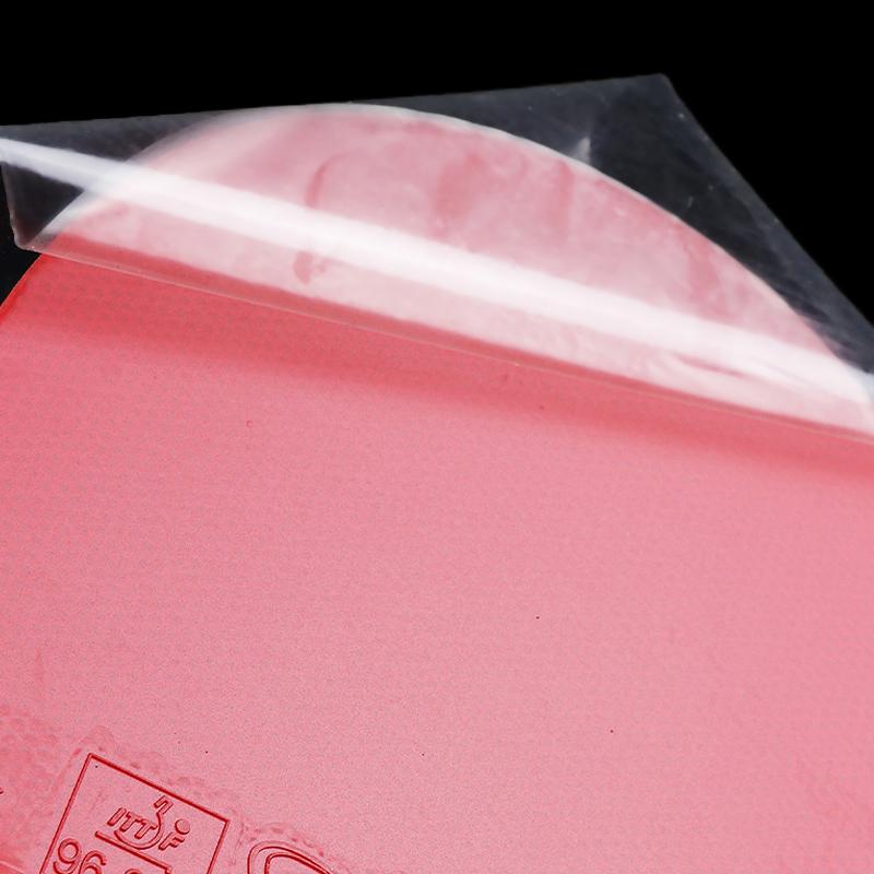 10Pcs Table Tennis Racket Astringent Adhesive Film Sticky Dust-Proof Clear Adhesive Protective Film For Table Tennis Rubber Skin