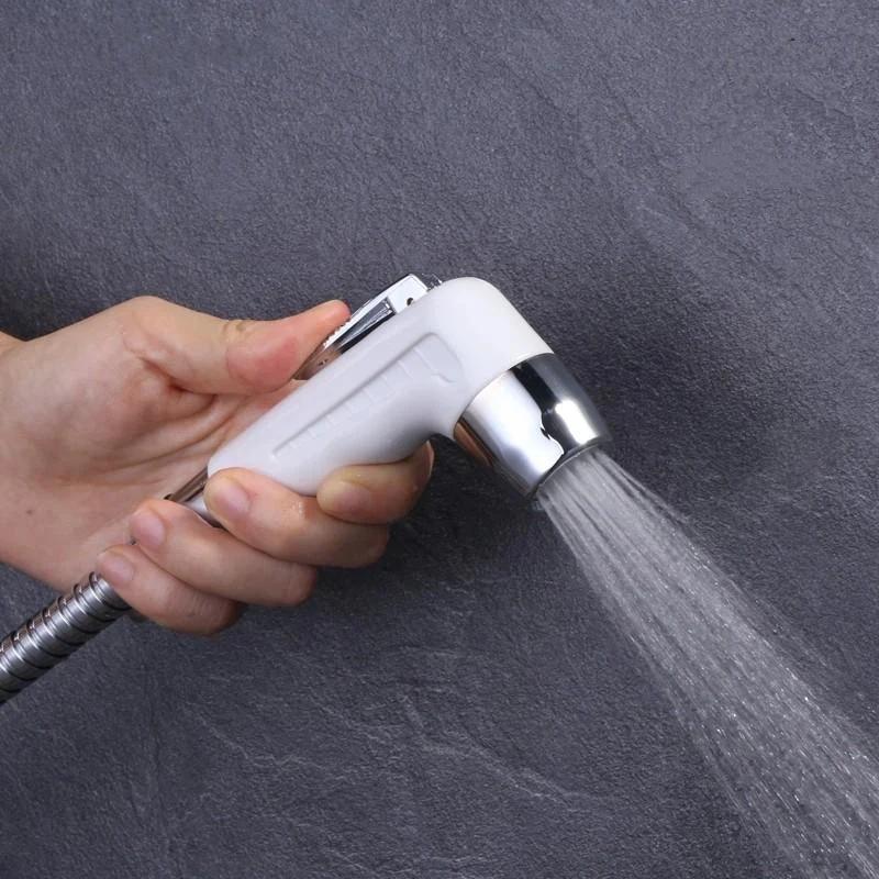 Handheld Toilet Faucet Adjustable Abs Shower Bidets Pressurized Sprinkler Nozzle Toilet Cleaning Flusher Bathroom Parts