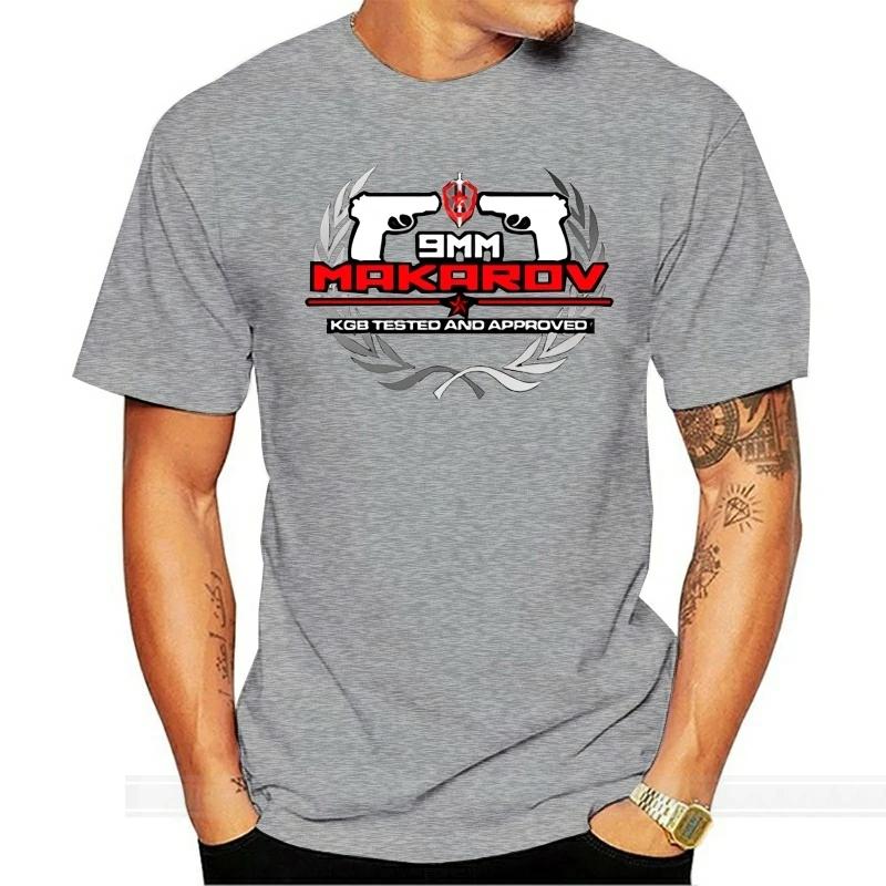 Details about New Spetsnaz KGB tested and approved 9mm Makarov Pistol Russian Gun T-shirt