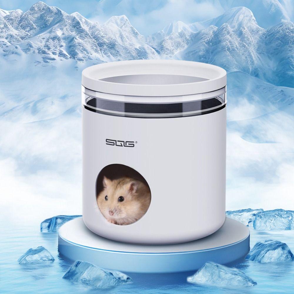 

Bite Resistant Summer Hamster House Relieving Heat Hamster Air Conditioning Nest Summer белый