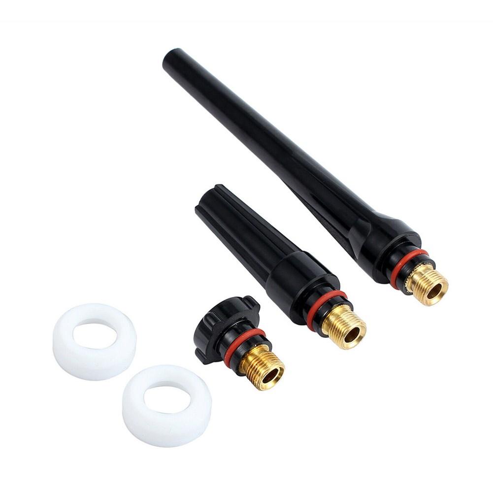 49Pcs TIG Welding Torch For Stubby Gas Lens #10  Glass Cup Kit For WP-17/18/26