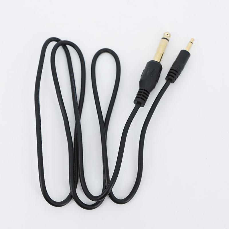 Gold Plated Mono TS 6.35mm To 3.5mm Male Audio Adapter Cable Line TS 3.5 Male To 6.35 Male Audio Cord Wire Adaptor Line 6.35