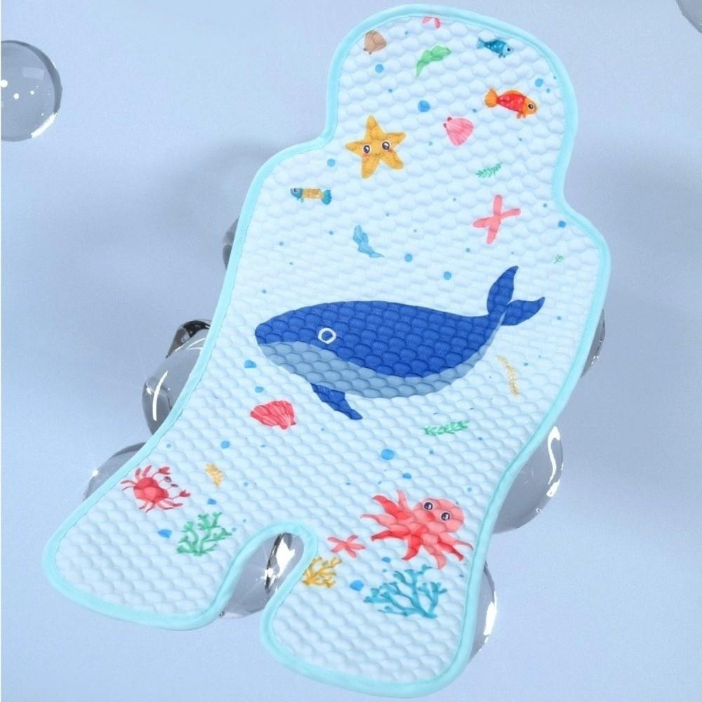 Washable Baby Stroller Seat Cushion Ice Silk Baby Stroller Sleeping Cushion