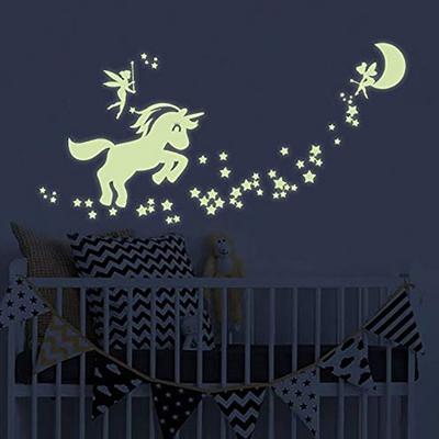 Plastic Wall Stickers Safe Easy To Apply PVC Glow In The Dark Stars Wall Stickers for Home Decor