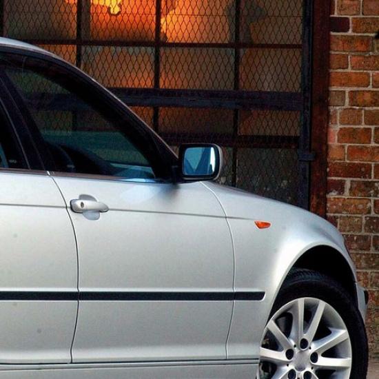 L+R Side mirror glass For BMW E46 320i 330i 325 Tinted W/Holder Heated 1998-2006