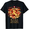 Year of The Horse  Lunar Chinese New Year Women TShirt Fashion Horse Tees Horse Enthusiast Round Neck Casual Clothes