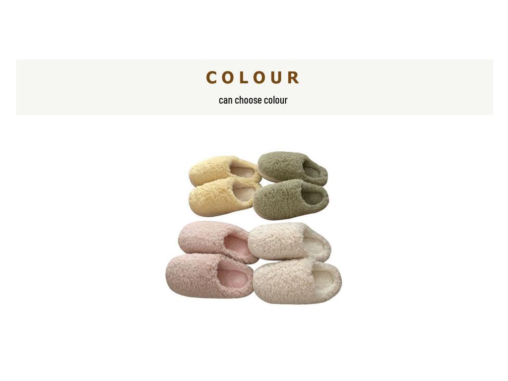 Winter Women's Plush Maternity Slippers - Japanese Style, Warm Wrap-Toe Indoor Cotton Shoes