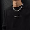 Thick Fashion Jewelry Men Women Men Necklace Couple Necklace Cuban Chain Necklace Clavicle Chain