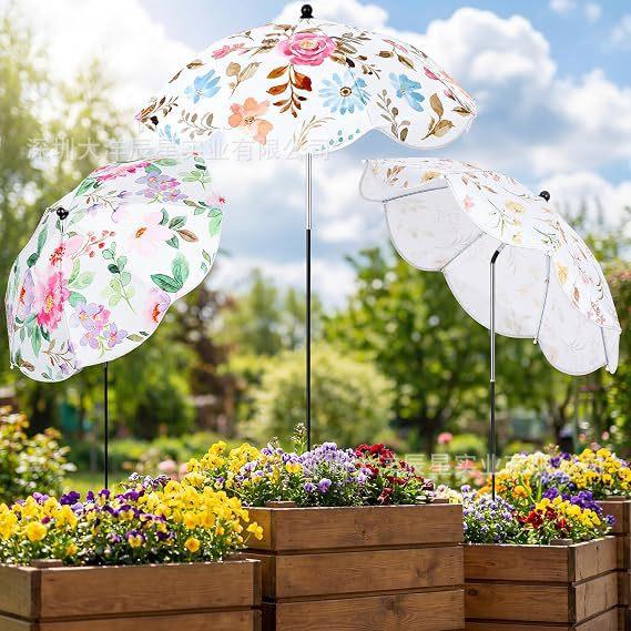 Popular Plant Parasol Upgraded Adjustable Outdoor Garden Potted Plant Pot Plant Parasol
