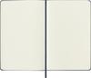 Moleskine Classic Sapphire Hard Cover x Notebook, Large, Plain, Blue, (5 8.25)
