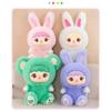 Children Rabbit Doll Comfort Pillow Bunny Plush Toy Girl Gift Decoration Home