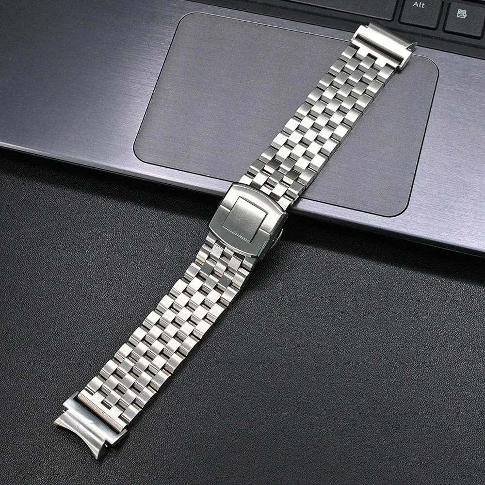 Stainless Steel No Gaps Band for Samsung Galaxy Watch 7 44mm 40mm 6 4 Classic 42 46mm 43 47mm 5 pro 45mm FE Curved End Bracelet