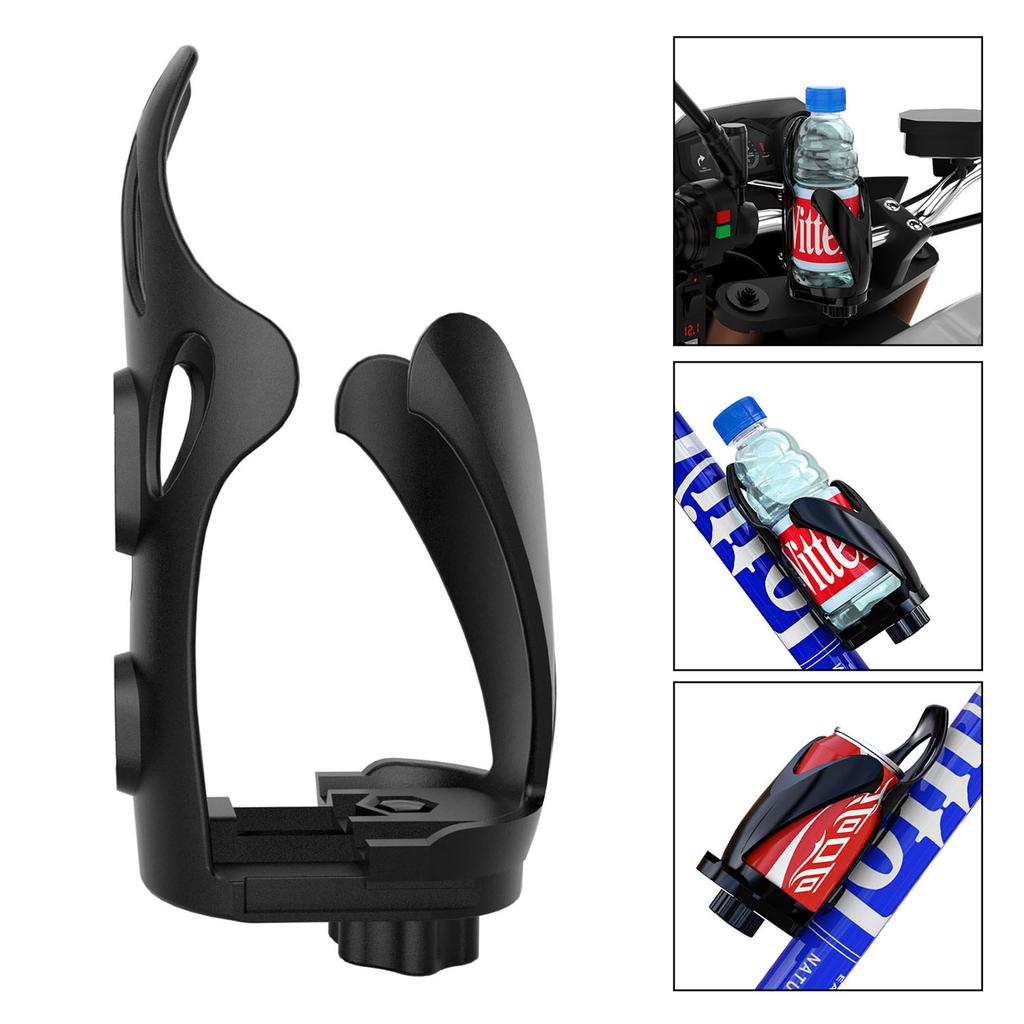 Motor Adjustable Handlebar Cup Holder Bottle Mount Bracket Black B For Scooter