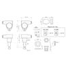 GOTOH SG301-MG-01-L3R3 Guitar Tuning Pegs Gold