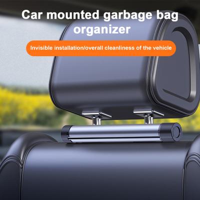 Organizer per sacchetti della spazzatura per auto, tipo a rullo, design invisibile, impermeabile, universale, semplice, installazione, set da appendere per sacchetti della spazzatura per auto