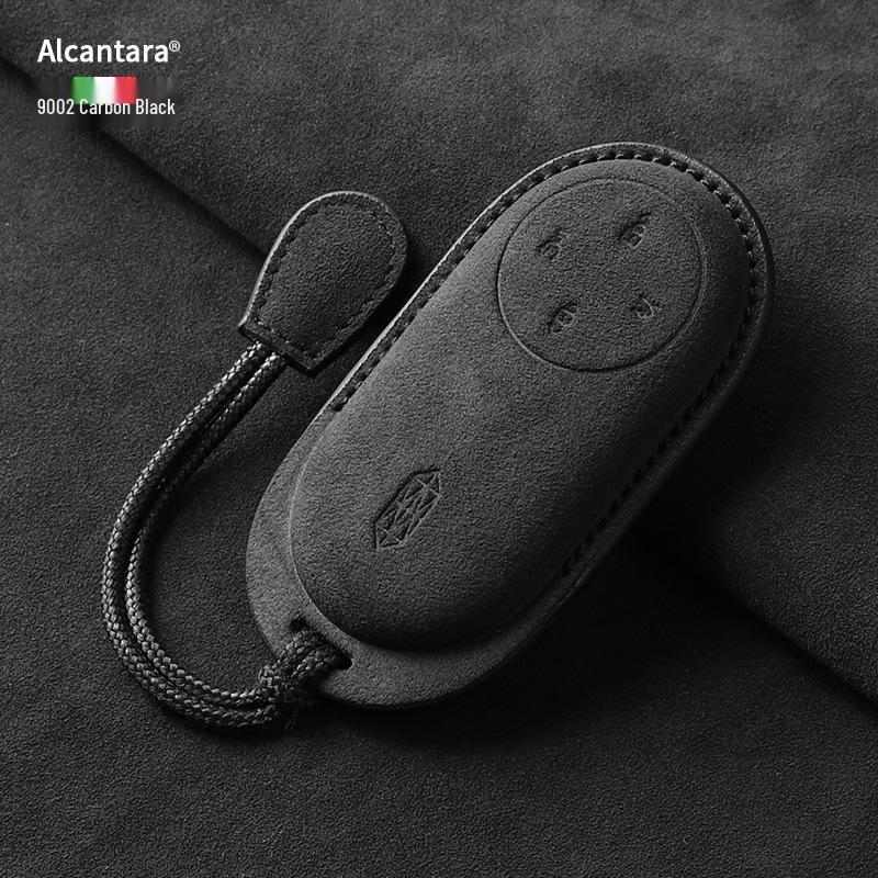 Compatible with Zun Jie M9, Wenjie M8/M7, Xiang Jie S9: Zhi Jie Suede Full Coverage Bluetooth Remote Case.