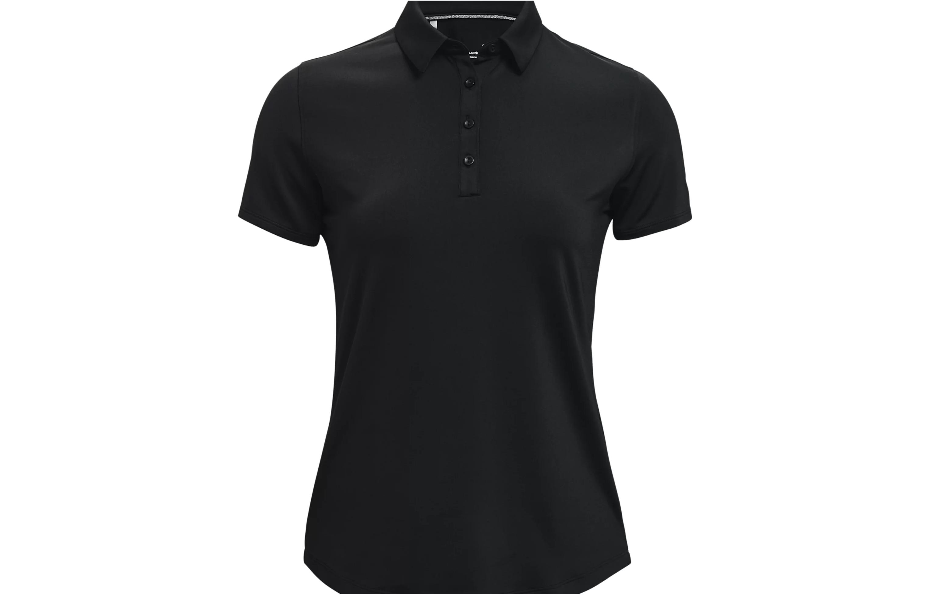 Under Armour Polo Shirt Women s Black 1363949-001 S
