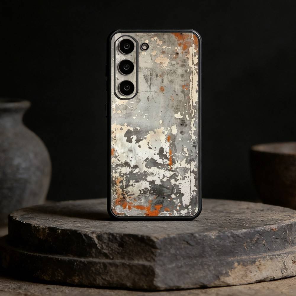 Retro Industrial Style Rusty walls Phone Case For Samsung Galaxy A20,21s,22,31,32,52,53,72,73,80,91 Soft Black Shell