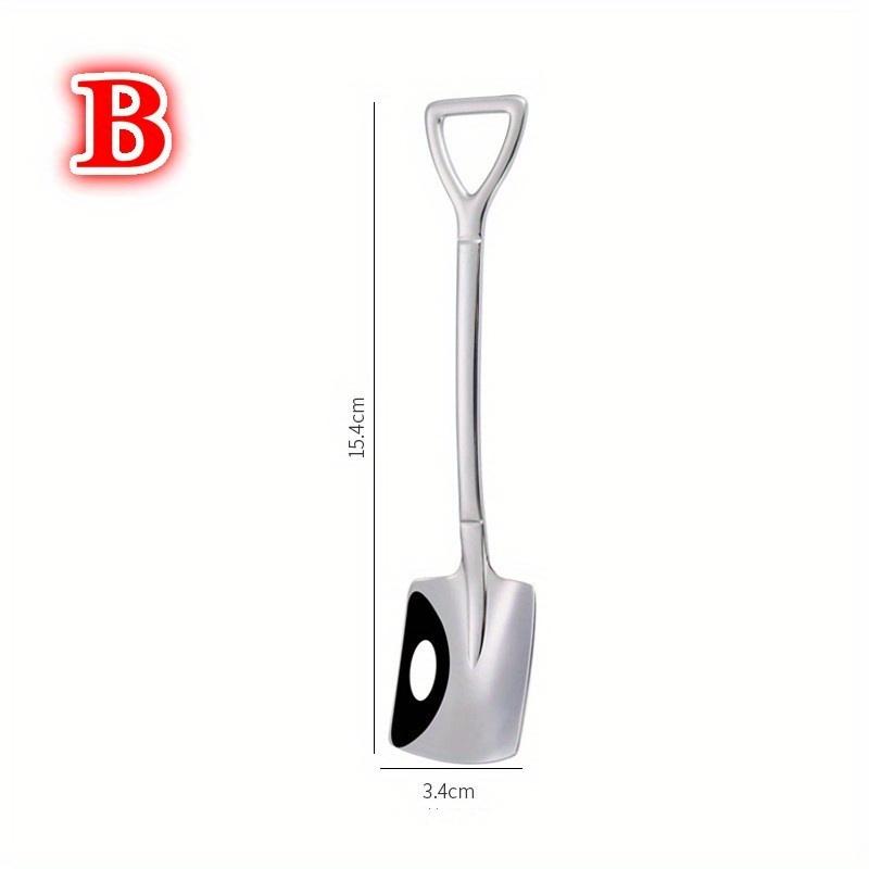 1PC Creative Shovel Spoon Stainless Steel Spoon Household Watermelon Scoop Dessert Ice Cream Scoop