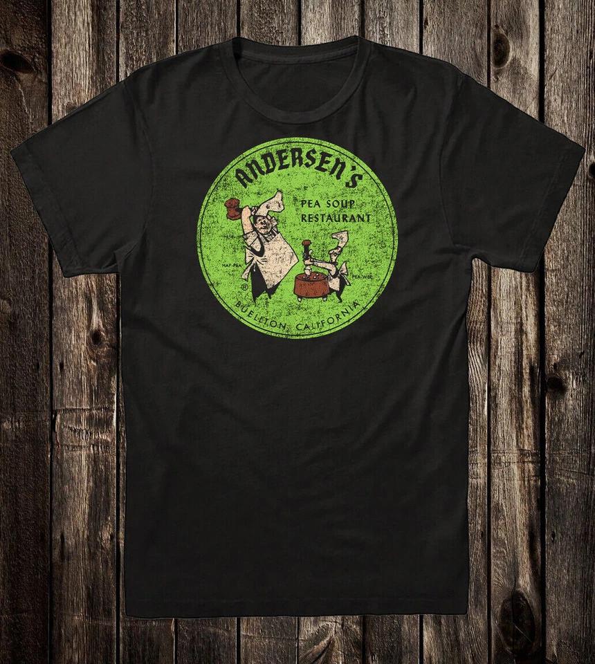 Retro Travel Tee T Shirt Vtg Tourist California State Pea Soup Andersens M