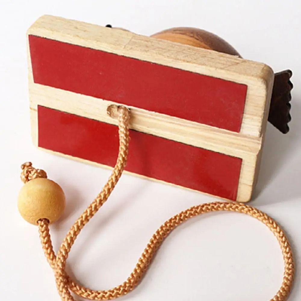 Housewarming Door Knocker Retro Wooden Woodpecker Easy Installation Pendant Doorbell Gift