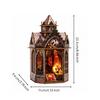 Gothic Dragon Castle Structure Model Detailed Puzzle Decorative for Desk, Adults