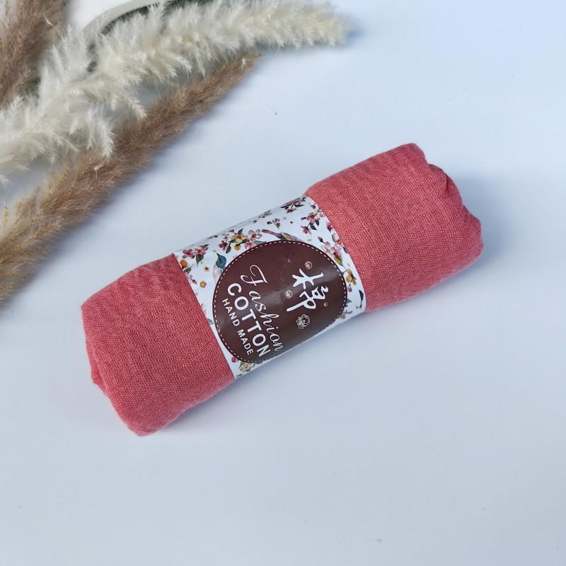 Silk Tassel Headscarf: Cross-border Crinkled Rayon Cotton Linen Scarf