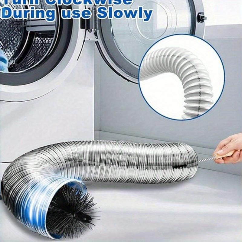 1 Pack Dryer Vent Cleaner Kit Dryer Lint Brush Vent Cleaner Long Flexible Refrigerator Dryer Lint Vent Trap Brush Gas Electric Fire Prevention Exhaust