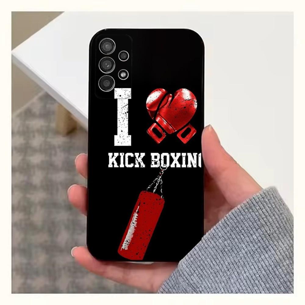 Boxing Gloves Phone Case For Samsung S25,S24,S23,S22,S20,S21,S10,Ultra,Plus,Lite,FE,Soft Silicone Black Cover