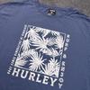 Hurley T Shirt Mens Size XL Blue Beach Y2K Surf Style Graphic Tee Skate