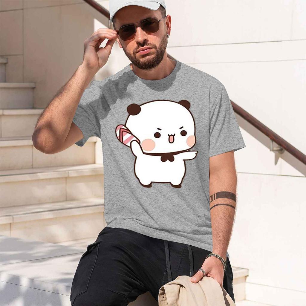 Cute Bubu Is Thro Flipflops T Shirt Unisex Unisex Funny Dudu Tshirt Summer Print Oneck Male Clothes 2026 New Model Shortsleeve C