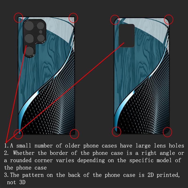 Creative textured waves Exquisite PhoneCase for Samsung Galaxy S26 S25 S24 S23 S22 S21 FE Ultra Plus Men women Built-in glass
