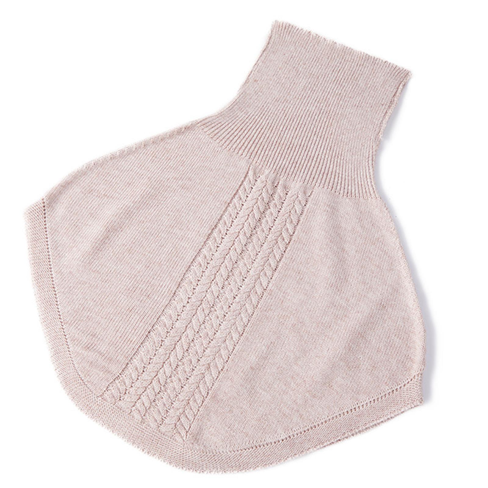 

Scarf Shawl For Women Winter False Collar Scarfs for Women Neck Wrap Men Women Turtleneck Collar Scarf Knitted Elastic 2