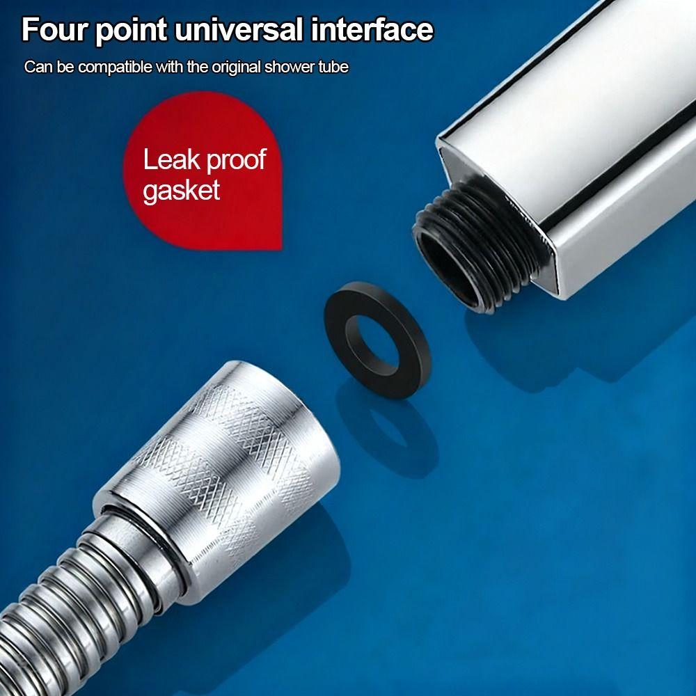 Plastic High Pressure Shower Head 3 Mode Adjustable Large Flow Handheld Shower Head Water Saving Easy Install Shower Sprayer