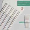 Alloy Chopsticks - Suitable for Household Use, with Anti-slip and Heat-resistant Properties, High Appearance Quality, One Set for One Person.