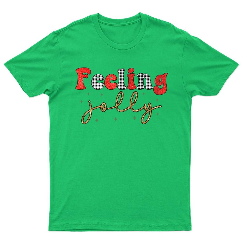 Feeling Jolly Christmas Holidays TShirt Unisex Gift Retro Funny Unisexs S
