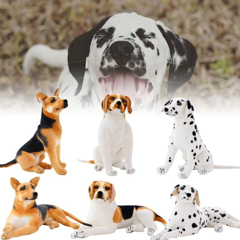 Exceptional Quality 15.8" Lifelike Stuffed Dalmatian Dog Cuddly And Adorable