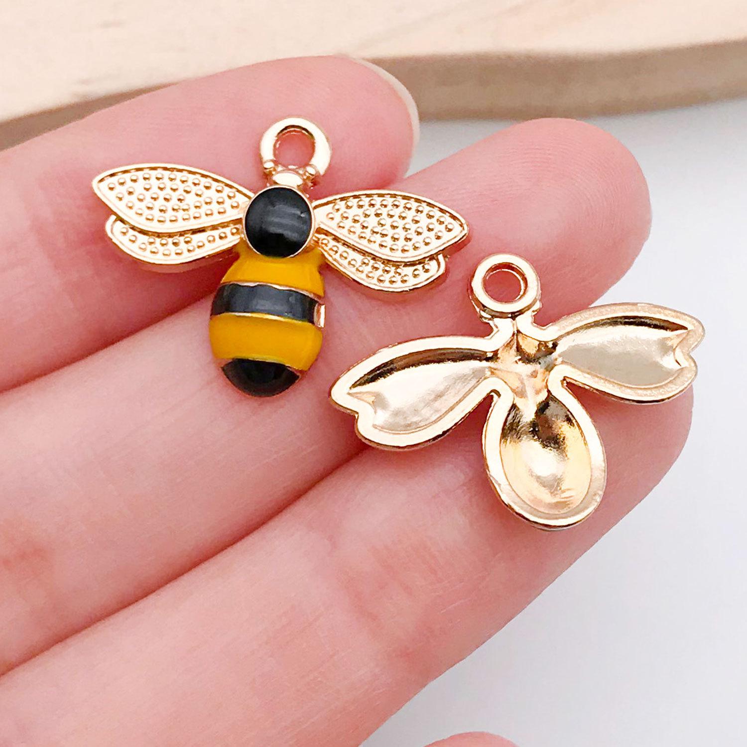 

Підвіска зі сплаву бджіл і комах для ювелірних виробів своїми руками: Намиста, браслети, брелоки