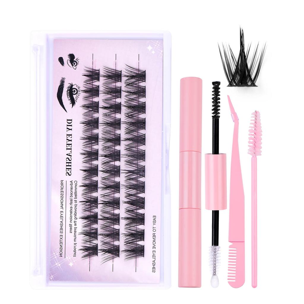 Diy Single Cluster D Curved Hair False Eyelashes Dense Natural Segmented Grafted Eyelashes