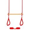 WEZHO Holz-Gymnastikringe und Schaukel für Kinder