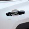 For Toyato Rav4 RAV 4 2026 2027 ABS Black/ Carbon Fiber Side door handle bowl door pull sticker cover trim decoration styling