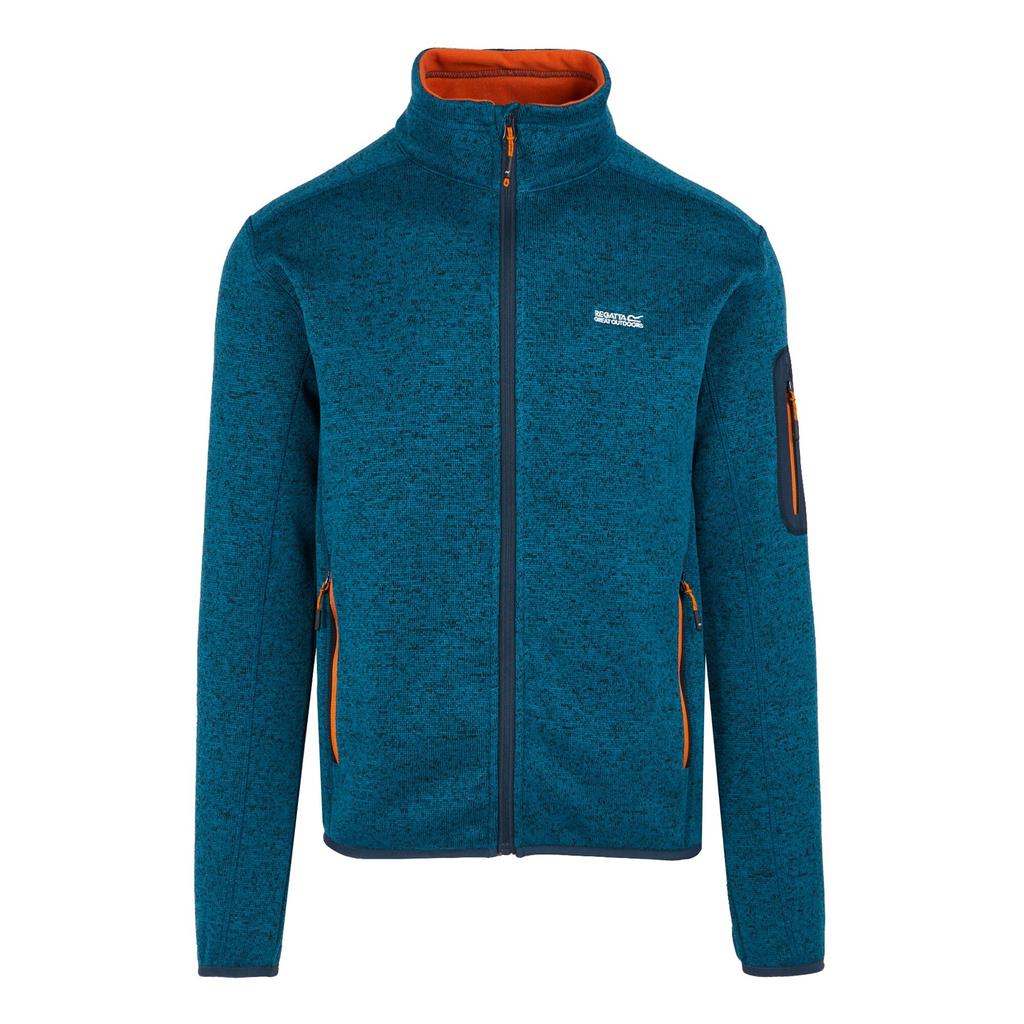 Regatta Mens Newhill Marl Full Zip Fleece Jacket