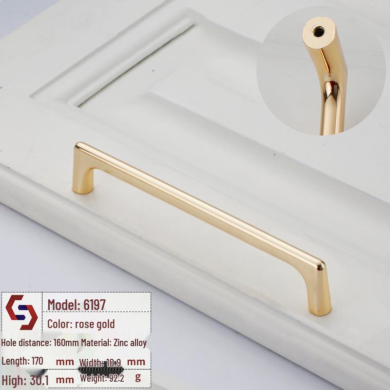 Modern Black Pearl Cabinet and Drawer Handle