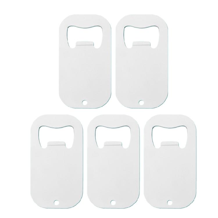 5Pcs Heat Transfer Bottle Openers Customizable Beverage Opener Sublimation Blank Can Opener Multifunctional Kitchen Tool